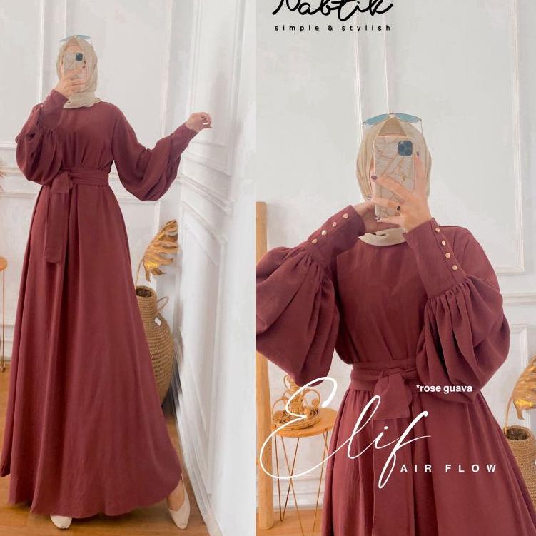 Elif Gamis Airflow NABTIK gamis kondangan –TMR.28My22ᵀ