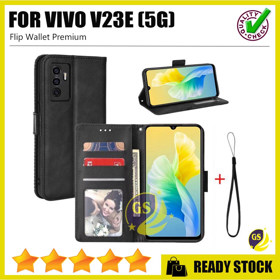 Flip Case Vivo Y36 5G T1 5G T1 PRO 5G NEW Vivo V23 5G / Vivo Y75 5G Vivo V23E V23 E Y15S Y15 S VIVO Y21T Y21A 2022 Vivo Y21 / Y21S Y21 S Y33S Y33 S Vivo V21 4G / V21 5G 2021 Flip Wallet Cover Sarung Kulit Dompet Leather Standing Casing