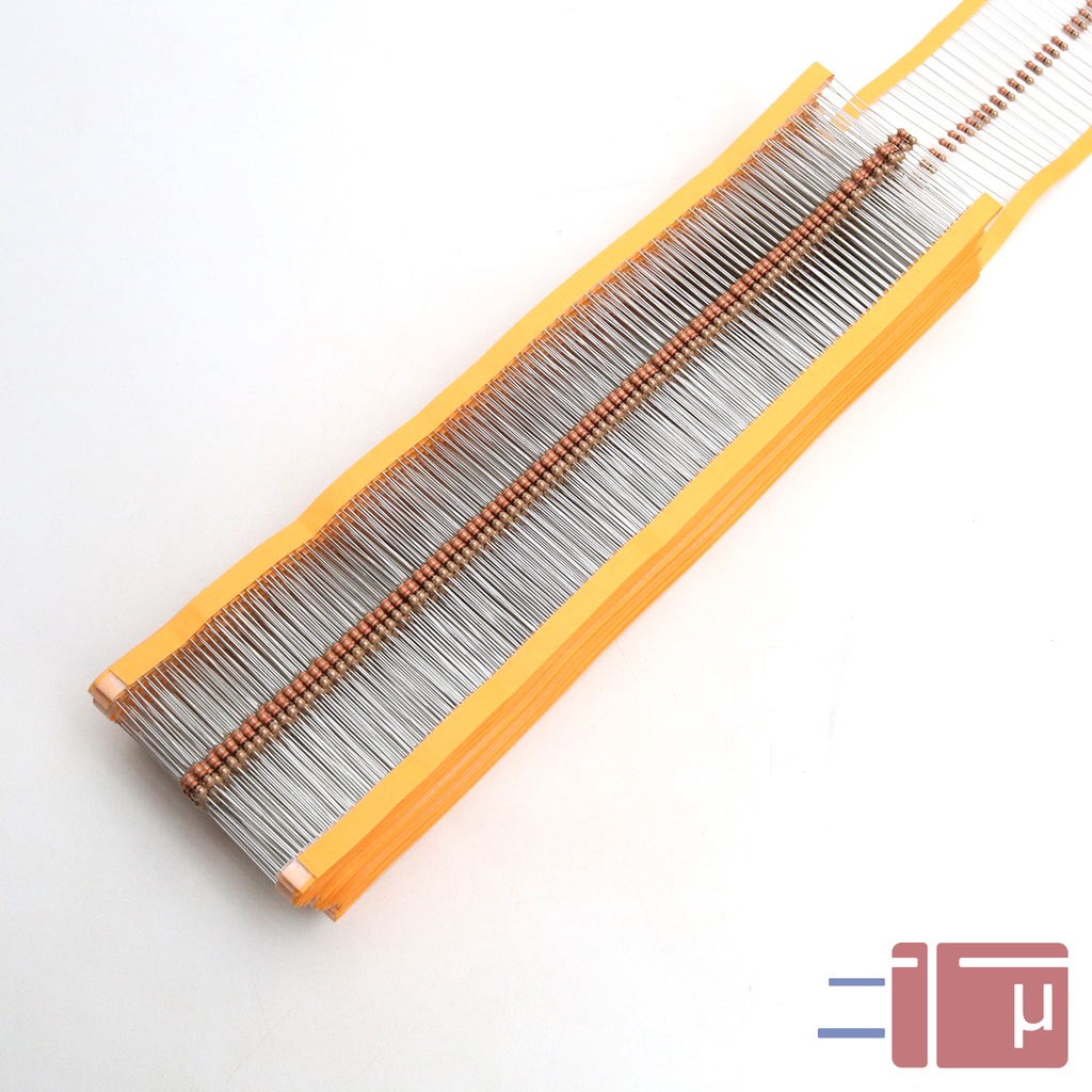X10 Resistor 330R 330 Ohm 1/4W Karbon 5% Taiwan Kaki Tembaga