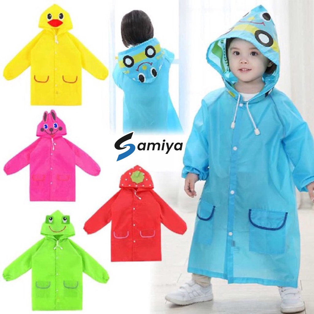 jas hujan anak lucu / jas hujan anak korea / raincoat children