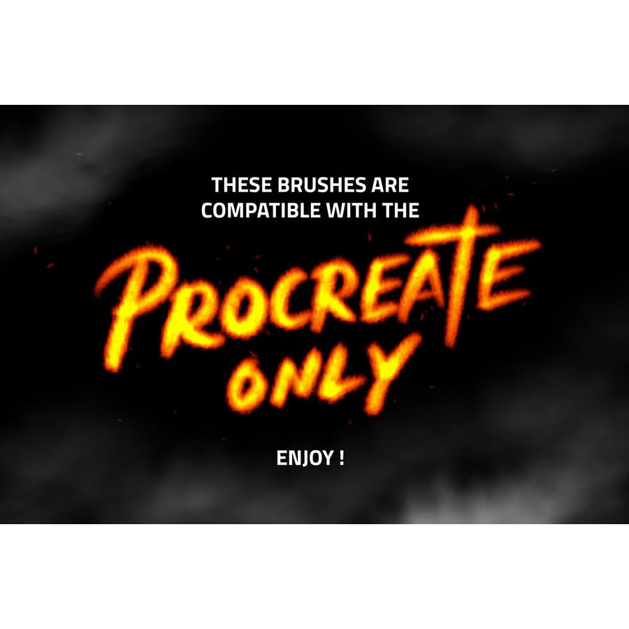 - Procreate Fire Brush