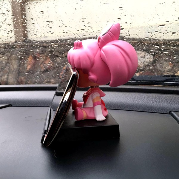 Boneka Figure Miniatur Pajangan Mobil SAILOR MOON CHIBIUSA CHIBI Goyang Kepala Shacking Head Toy