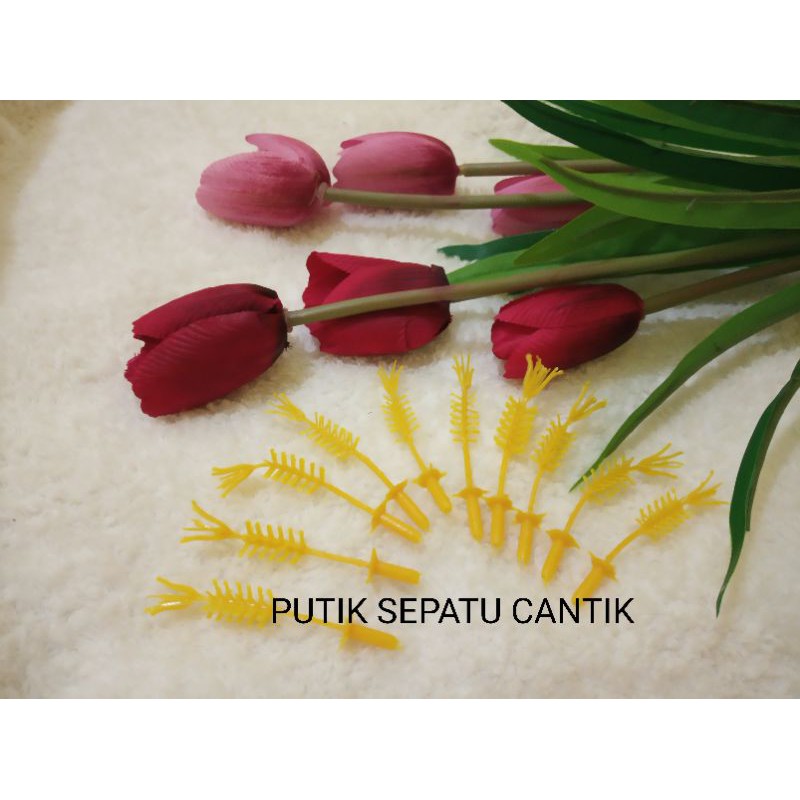 grosir Putik Sepatu kecil/putik bunga/putik bunga plastik/putik Murah isi 10 pcs.