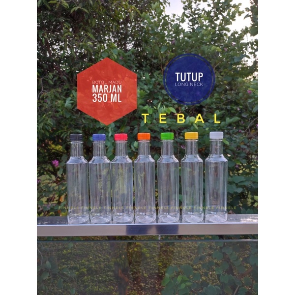 Botol Plastik Marjan 350 ml / Botol Madu 350ml Tebal / Botol sirup