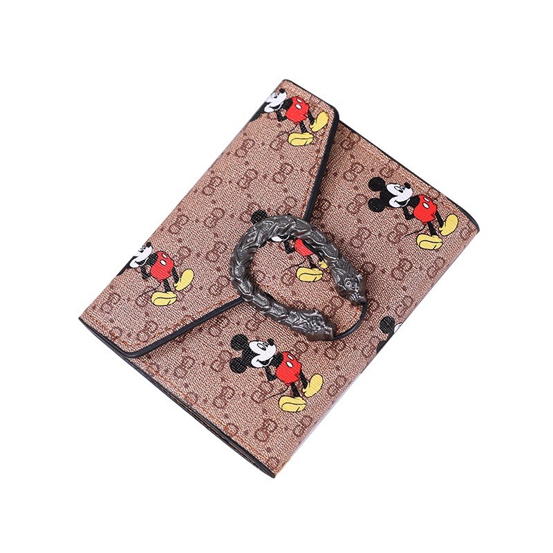 TI 3084 - DOMPET LIPAT WANITA IMPORT MURAH DOMPET KOREA MICKEY - E