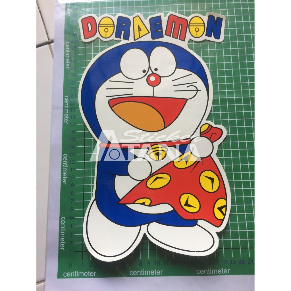 Sticker Vinyl Sablon Jumbo Printing Kartun Doraemon Shopee Indonesia