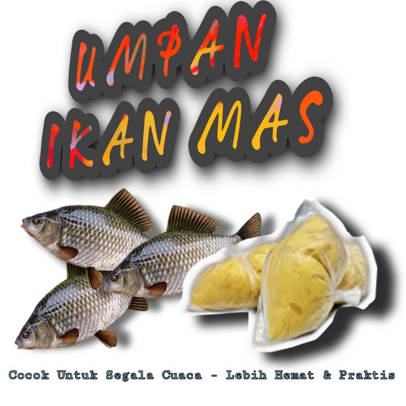 Umpan Ikan Mas | Umpan Ikan Mas Praktis | Umpan Ikan Mas Siap Pakai