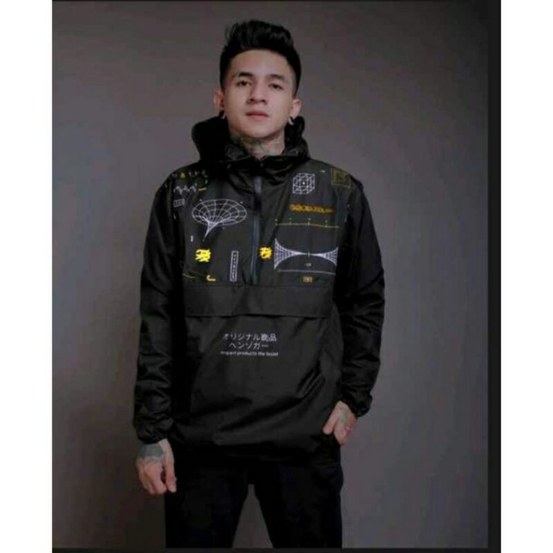 JAKET COUGLE FULL PRINT IRATHAR | JAKET BAHAN PARASUT