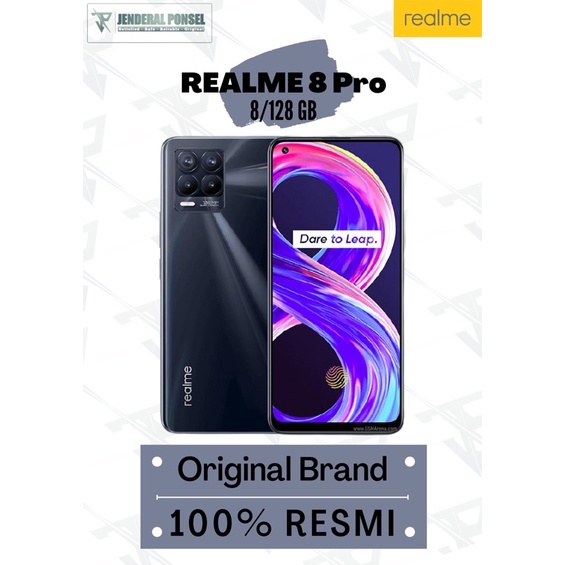 HP realme 8 Pro 8/128 [108MP Quad Camera, 50W Charge, SuperAMOLED, NFC]