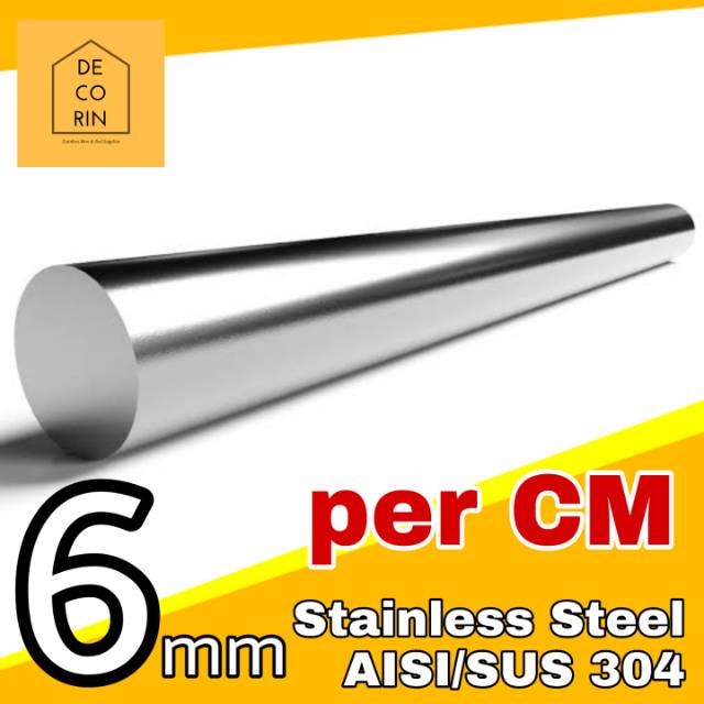 Shaft Stainless 6mm Per Cm Aisi Sus 304 Smooth Rod Linear Rail