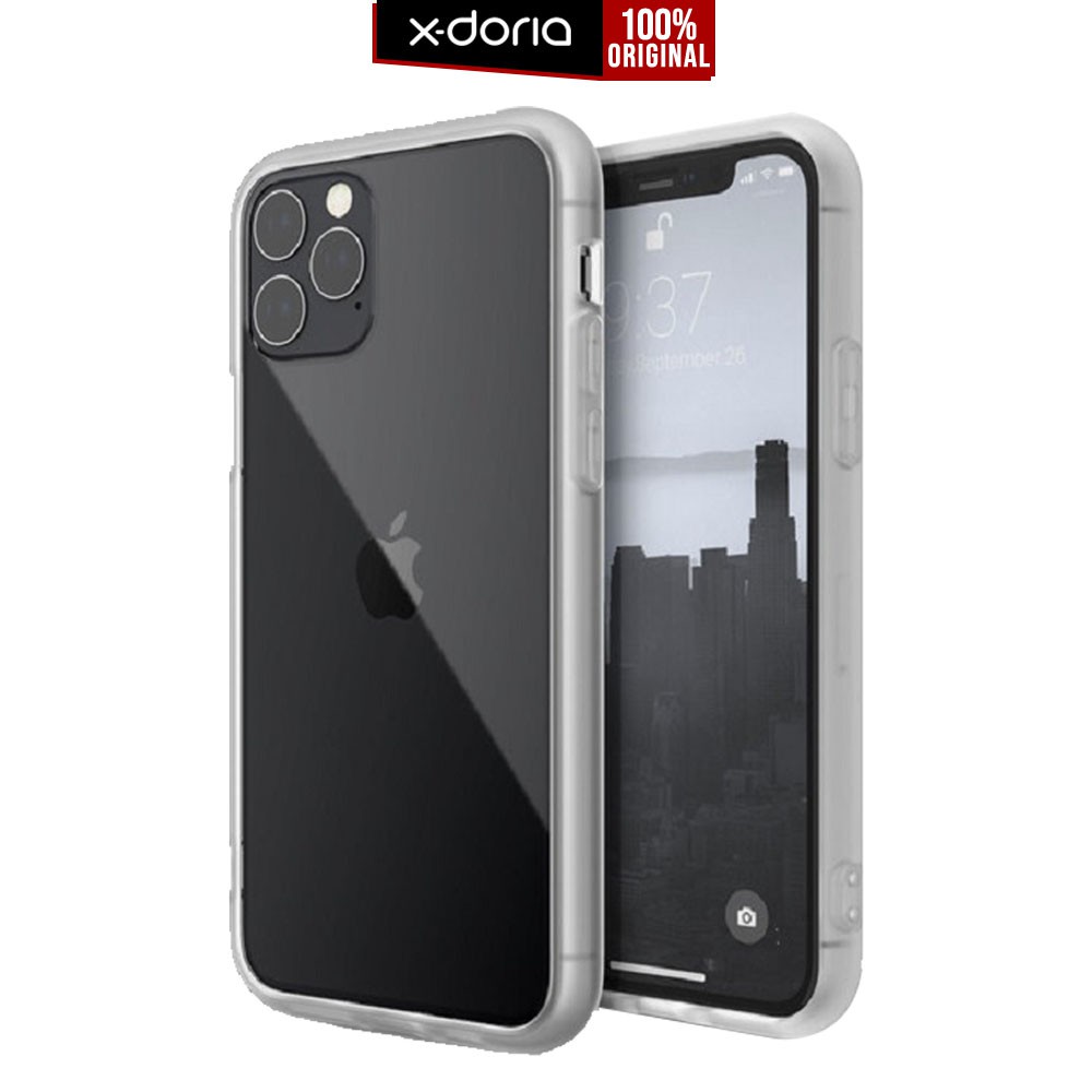 

Case iPhone 11 Pro Max / 11 Pro / 11 X-Doria Glass Plus Tempered Back Case Hybrid Casing