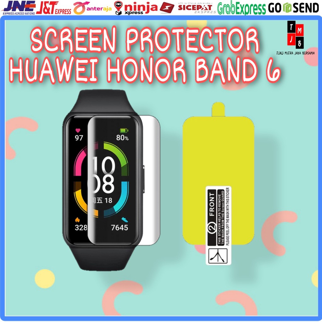 SOFT ANTI GORES HUAWEI HONOR BAND 6 SCREEN PROTECTOR SOFT FILM PELINDUNG LAYAR