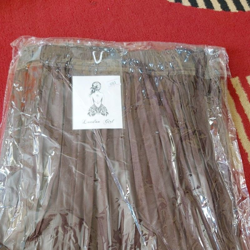 Rok prisket suede LONDON GIRL import panjang 80cm & 95cm | rok prisket suede hitam coksu navy brown-kopi/ mocca TULIS
