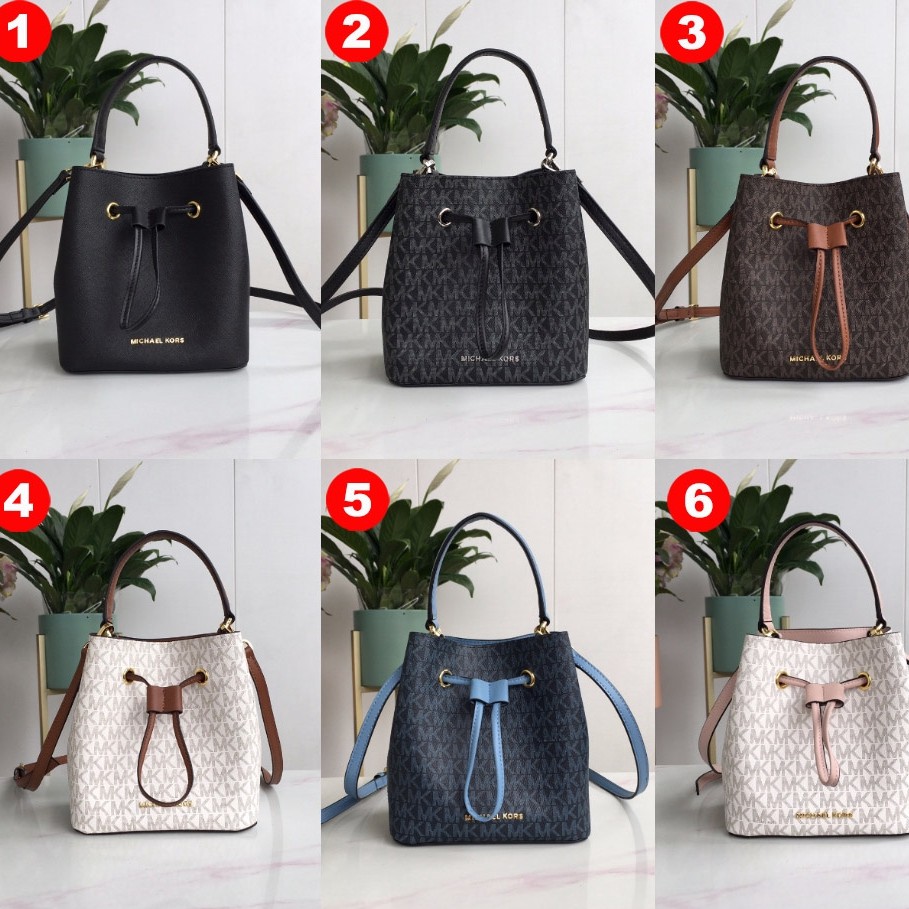 Original Small size 18cm MK Mercer Gallery Ladies Crossbody Bag Shoulder Bag Sling Top Handle Bucket