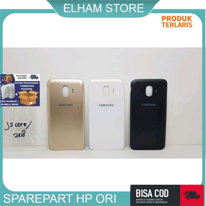 BACKDOOR BACK DOOR TUTUP KESING BELAKANG SAMSUNG GALAXY J2 CORE 2018