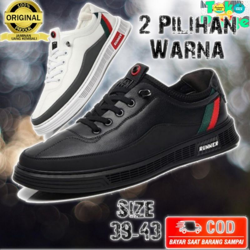 Q26 Sepatu Casual Pria Sneakers Santai Kasual Terbaru Laki-Laki Cowok Dewasa Remaja Original 100% Se
