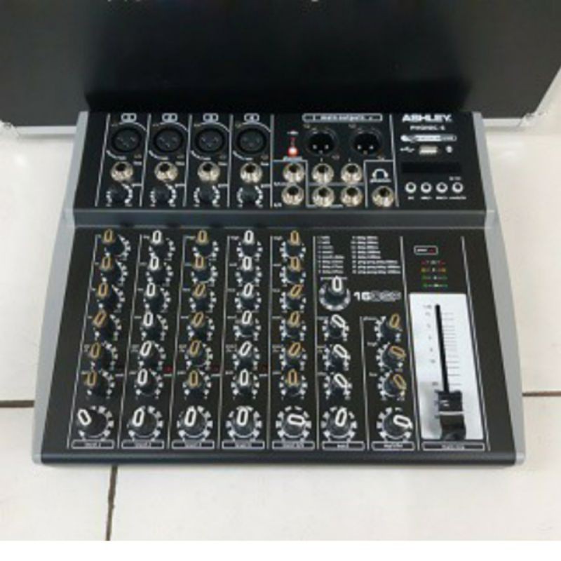 MIXER ASHLEY PHONIC6 MIXER ASHLEY 6 CHANNEL PLUS HARDCASE ASHLEY PHONIC 6