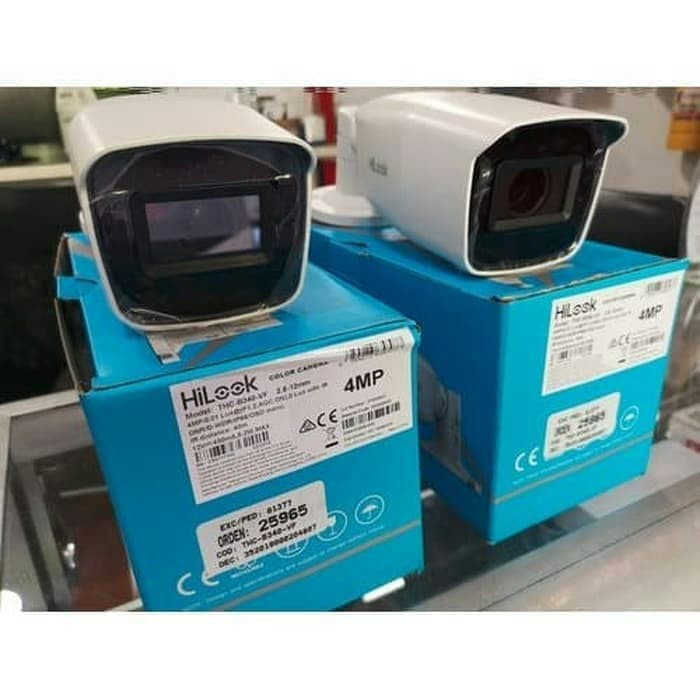 Paket kamera cctv 8ch 4mp ultra 4k hilook turbo hd komplit