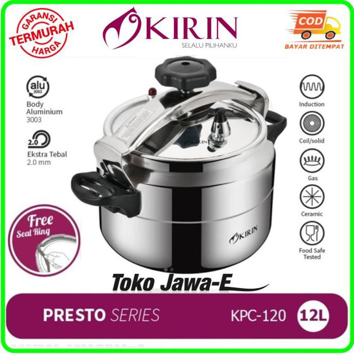 KIRIN KPC-120 PRESSURE COOKER/KIRIN Presto 12 Liter