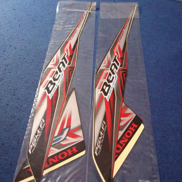 striping honda beat fi 2015 idling stop