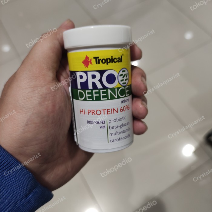 Pelet Anak Ikan Tropical Pro Defence 100 ml Probiotic Imunitas Ikan