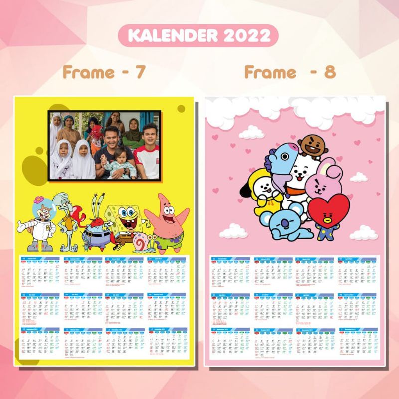 Jual Custom Kalender Dinding Ukuran A3 Shopee Indonesia 1293