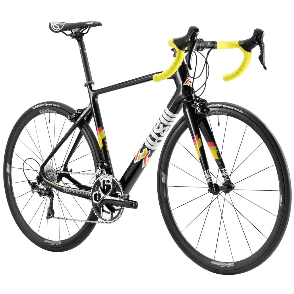 SEPEDA CINELLI SUPERSTAR ROAD BIKE WITH SHIMANO ULTEGRA - BLACK DIAMOND