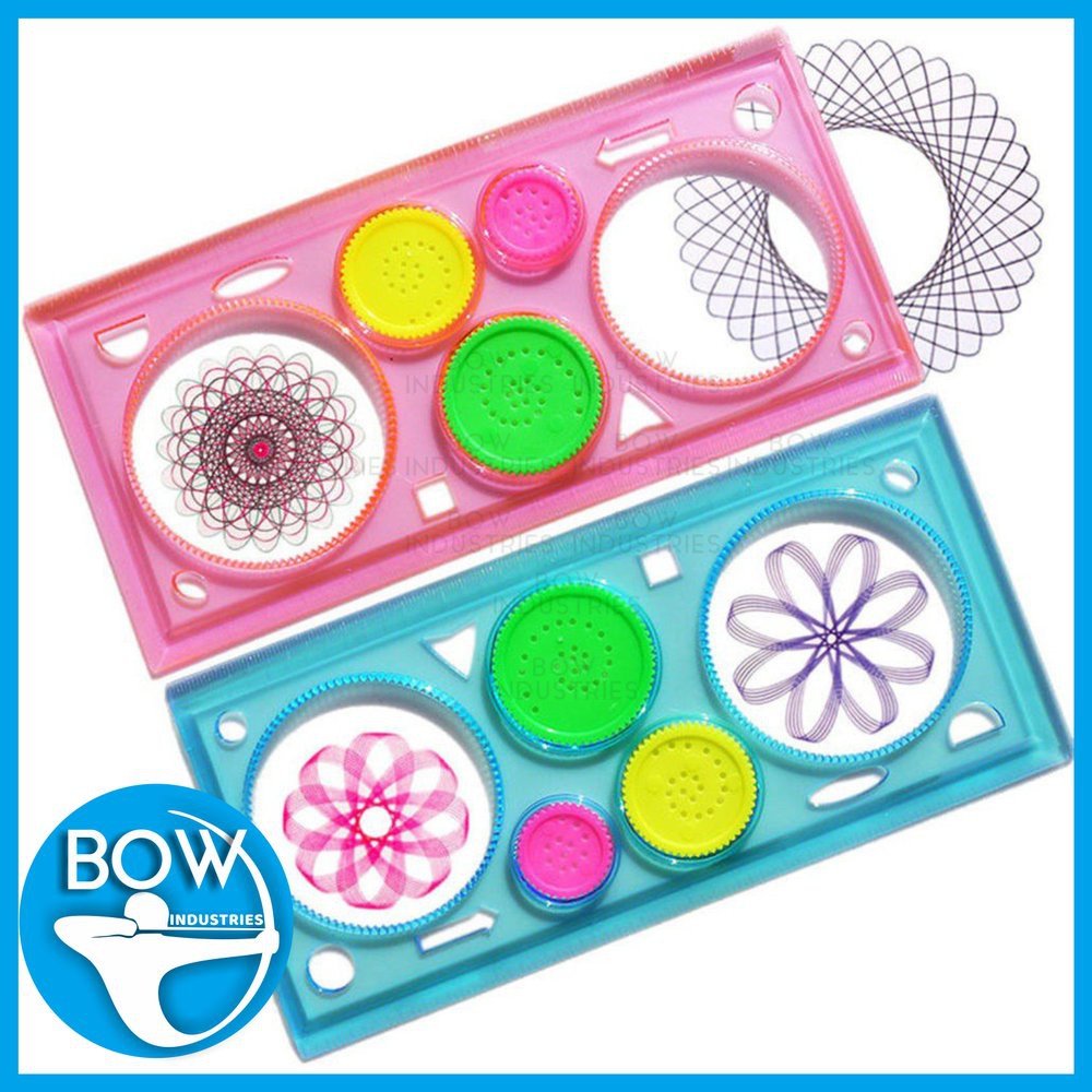 

Beli 1 Gratis 1 Penggaris Bunga Putar Ajaib Spirograph ATK Mainan Anak Jadul 90an terbaik