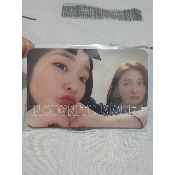 RV IRENE SEULGI ASEUL SEULRENE MONSTER PC PHOTOCARD TOP NOTE VERSION RED VELVET