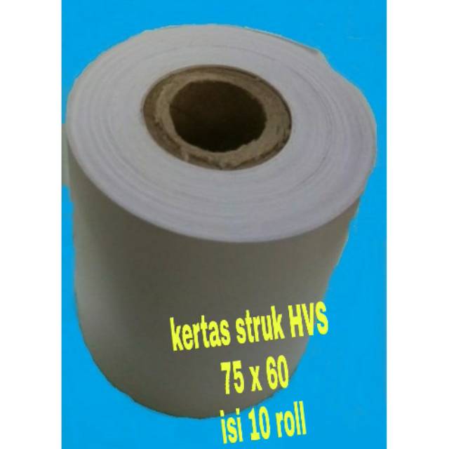 

Kertas HVS struk kasir 75x60 ( 1 fly)