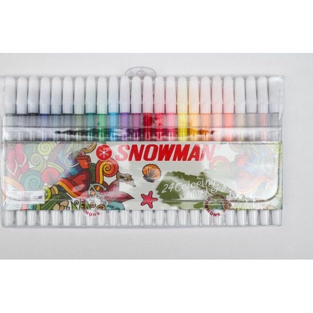 

♦ Spidol Snowman 24 Warna ➴