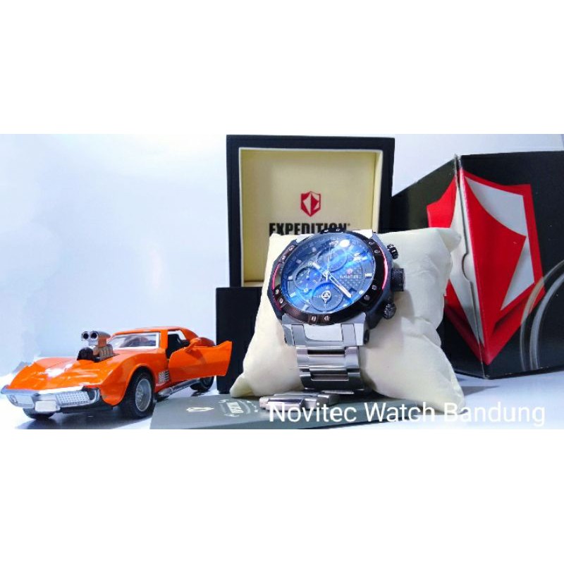 Jam Tangan Preloved Expedition E6385M Second chrono cal mov't 92 bekas rasa baru