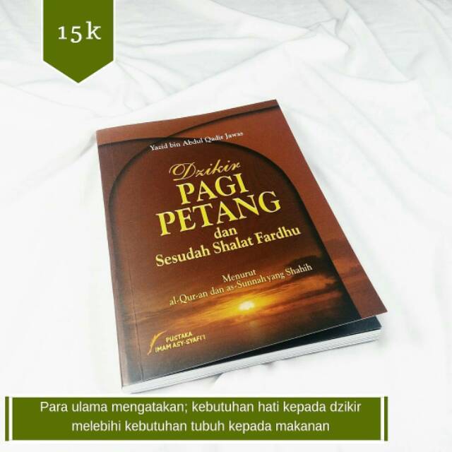 Buku Dzikir Pagi Petang Ustadz Yazid Shopee Indonesia
