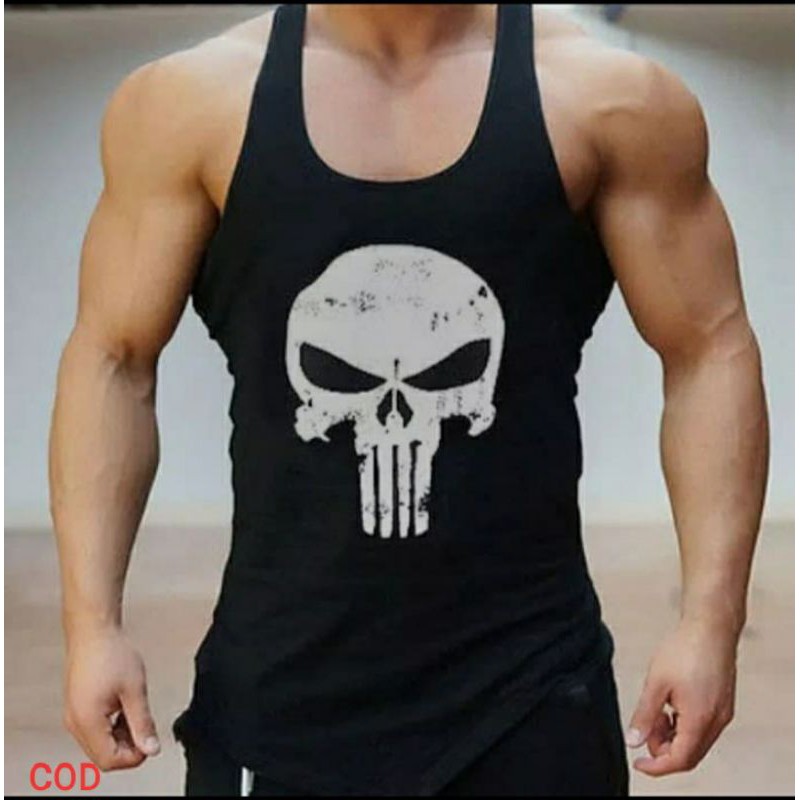 baju kaos pria / baju kaos singlet lekton olahraga fitnes gym original / pakaian olahraga kaos sport