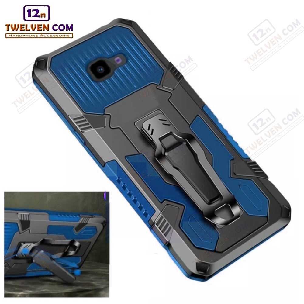 Case Shockproof Samsung J7 Prime Armor Hardcase Stand Clip