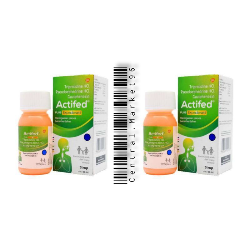 Actifed Plus Expectorant / Obat Batuk Berdahak 60ml