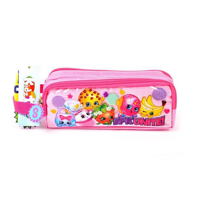 

SHOPKINS Tempat Pensil Anak Original Double Zipper Pouch