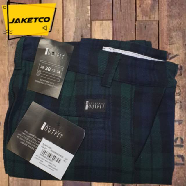 Limited CELANA KAIN BAHAN TARTAN PLAID PANTS THE ORIGINAL OUTFIT 3