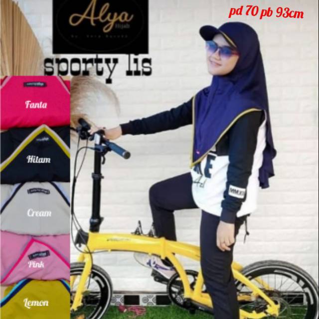 Hijab topi sporty