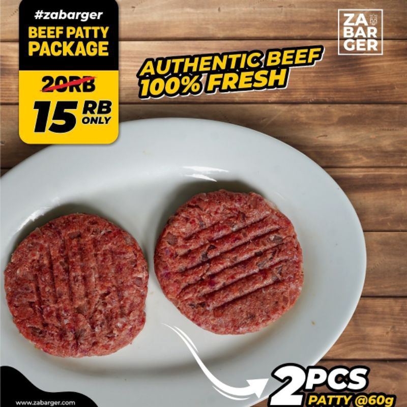 

patty beef burger zabarger