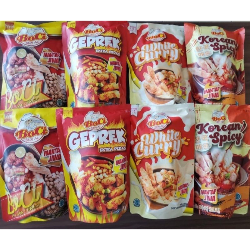 

BOCI MANTAP JIWA/BOCI GEPREK/BOCI WHITE CURRY/BOCI KOREAN SPICY