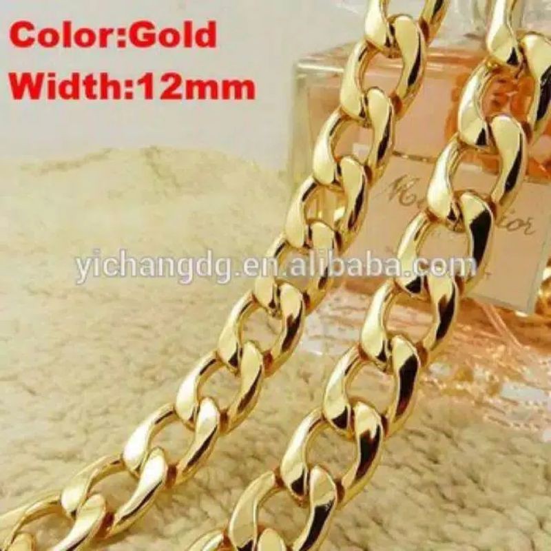 RANTAI IMPORT MURAH GOLD/BLACK/SILVER