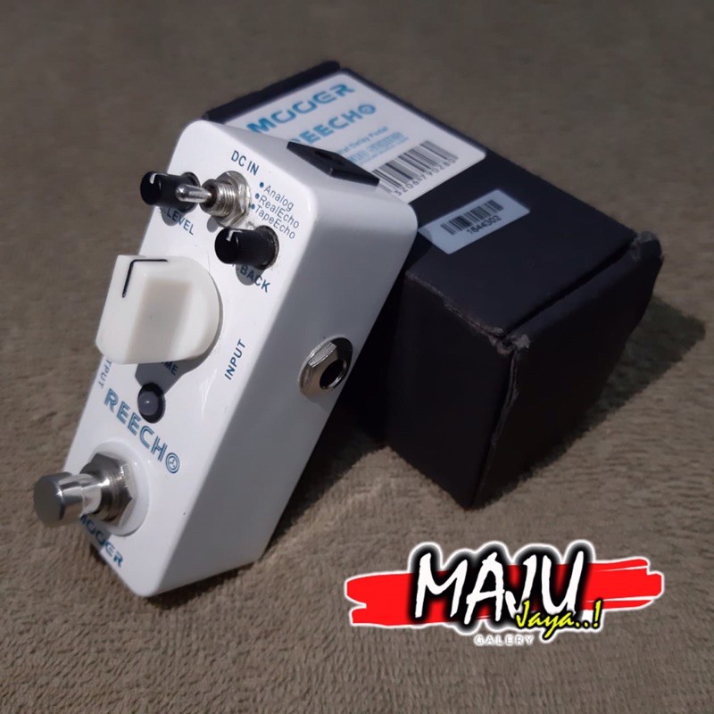efek pedal gitar bass elektrik mooer reecho delay