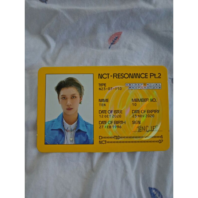 ID CARD TEN NCT | Resonance pt.2 (OFFICIAL)