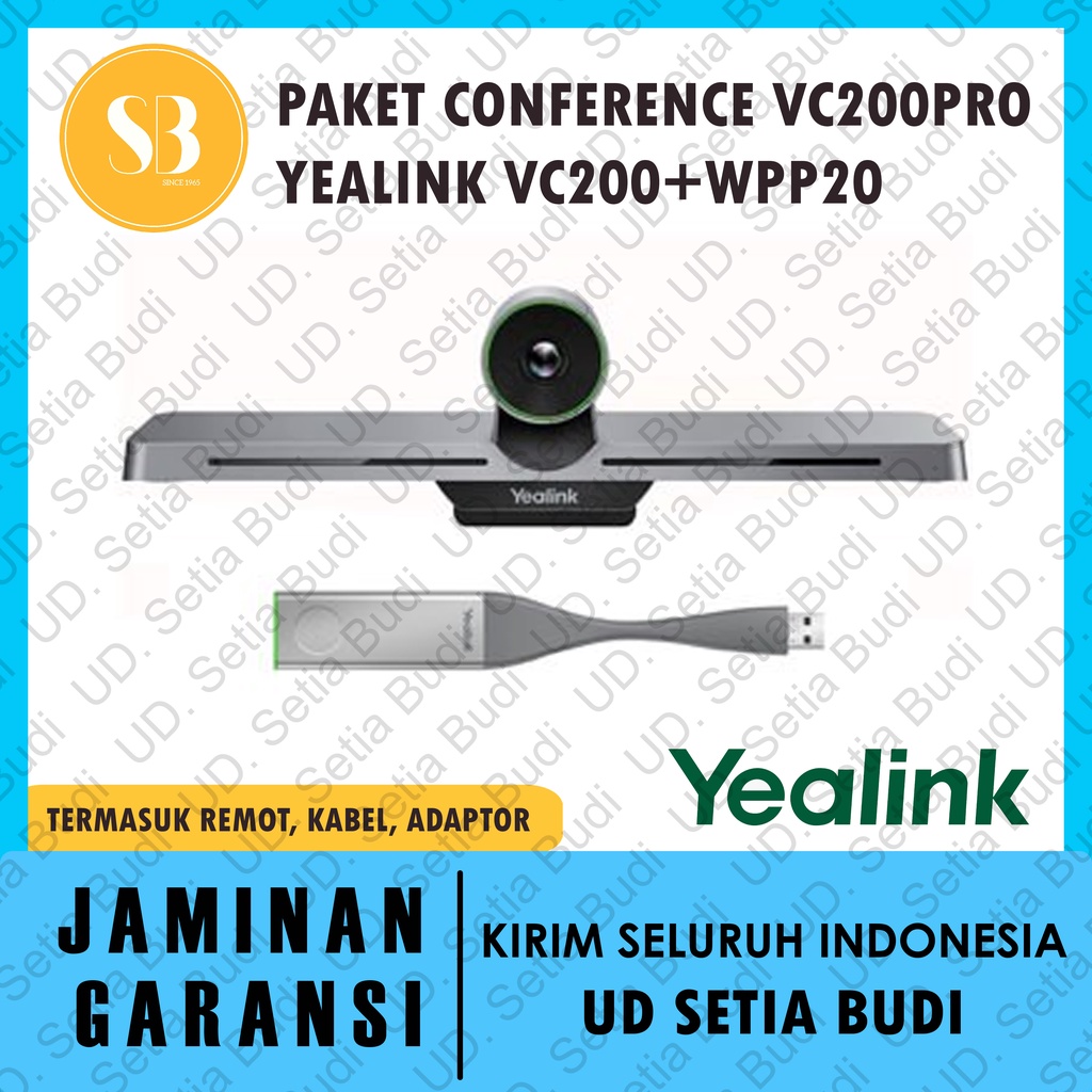 Yealink VC200 Pro VC200 + WPP20 Paket Video Conference