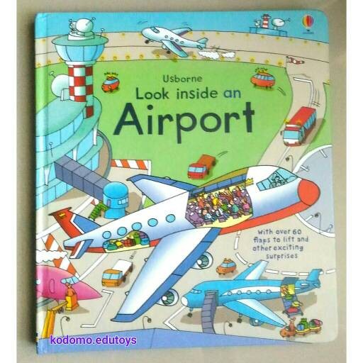 

TURUN HARGA Usborne Look inside An Airport,Buku Import Anak BR243
