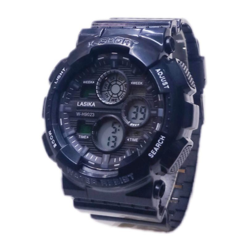 (Terima Cod)Jam Tangan Pria Lasika W-H 9019Q&amp;Q Digital Sport Water resisst