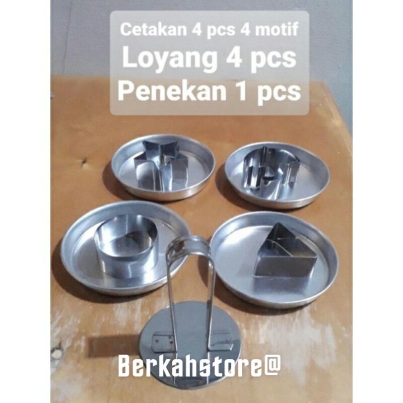 1 Set Cetakan Dalgona Candy Ala Squid Game / Permen BTS / Cetakan Dalgona
