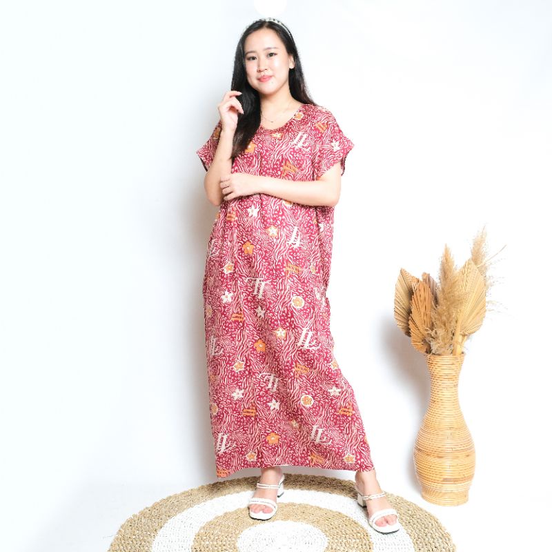 daster bali habel verell panjang semata kaki rayon premium baju tidur murah-K23