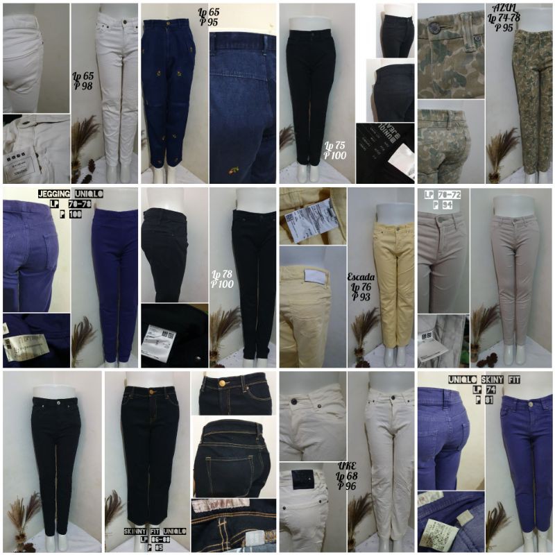PL Celana katun / strech  /cargo unisex